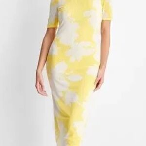 Future Collective Gabriella Kareefa-Johnson Floral Midi Mesh XS Dress